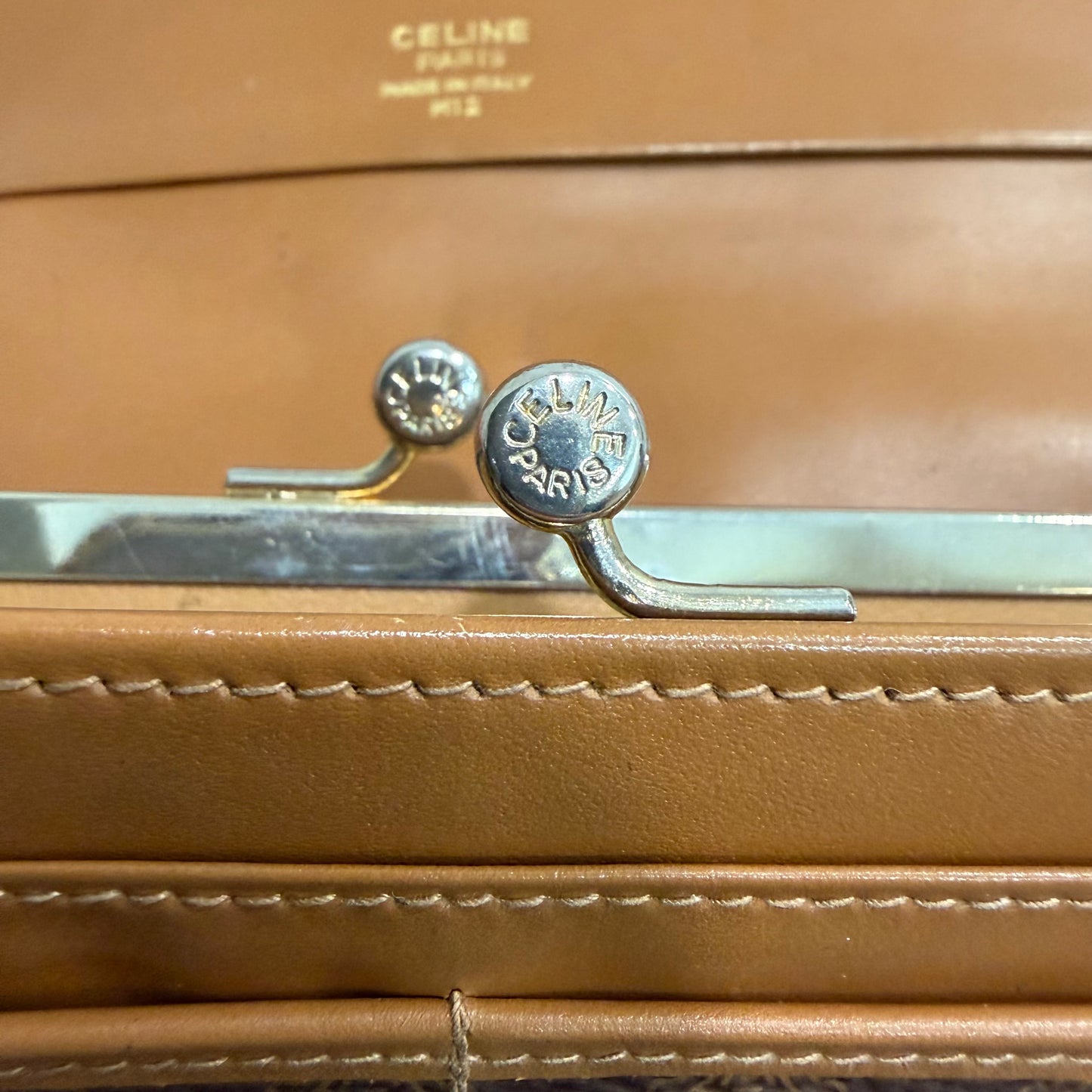 #1703 CELINE Macadam Long Wallet