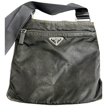 8896 PRADA Black Nylon Crossbody