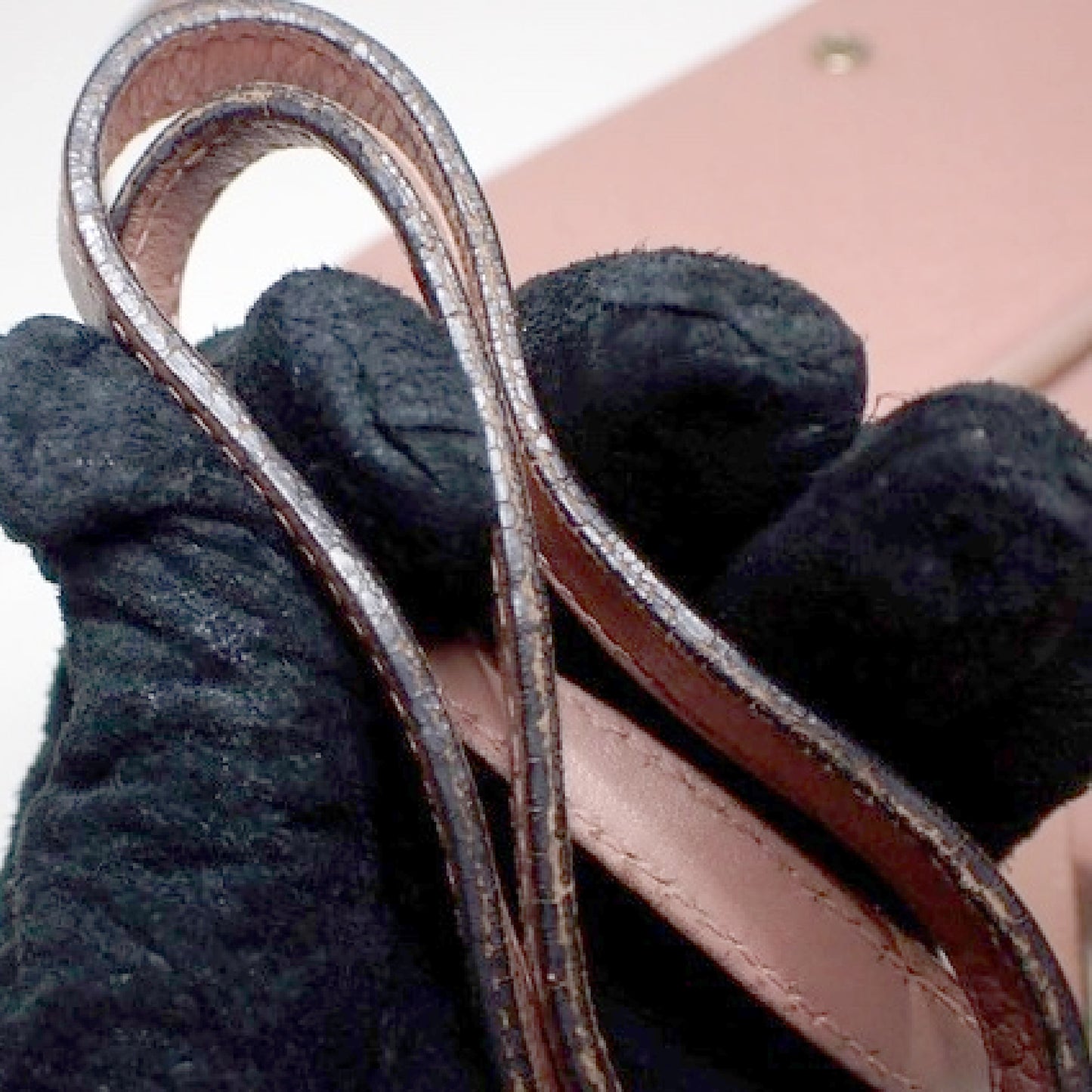 #1218 GUCCI Blush Pink Microguccisima Leather Crossbody