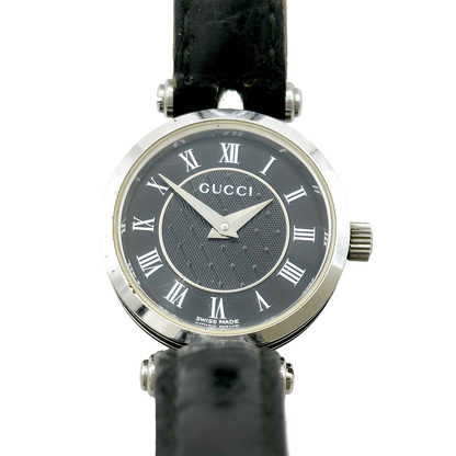 #1268 GUCCI 2040L Sherry Line Swiss Quartz-movement Round Stack Watch