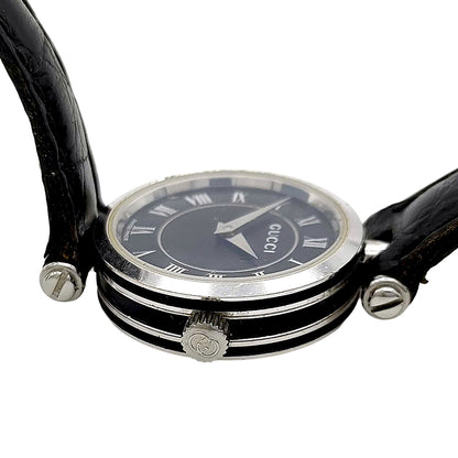 #1268 GUCCI 2040L Sherry Line Swiss Quartz-movement Round Stack Watch