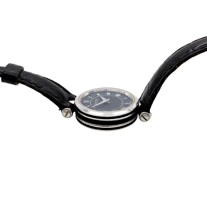 #1268 GUCCI 2040L Sherry Line Swiss Quartz-movement Round Stack Watch