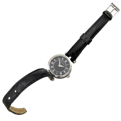 #1268 GUCCI 2040L Sherry Line Swiss Quartz-movement Round Stack Watch