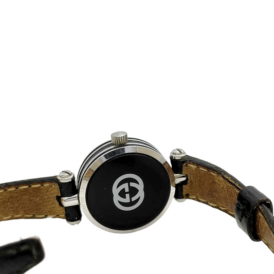 #1268 GUCCI 2040L Sherry Line Swiss Quartz-movement Round Stack Watch