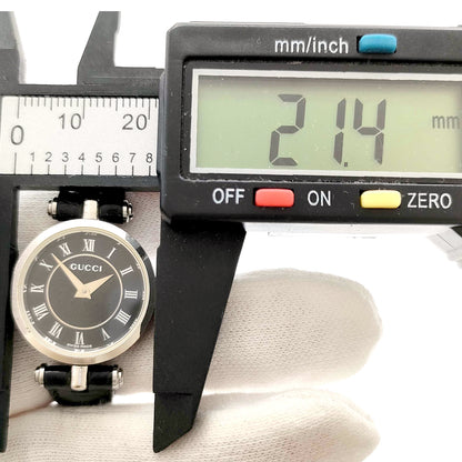 #1268 GUCCI 2040L Sherry Line Swiss Quartz-movement Round Stack Watch