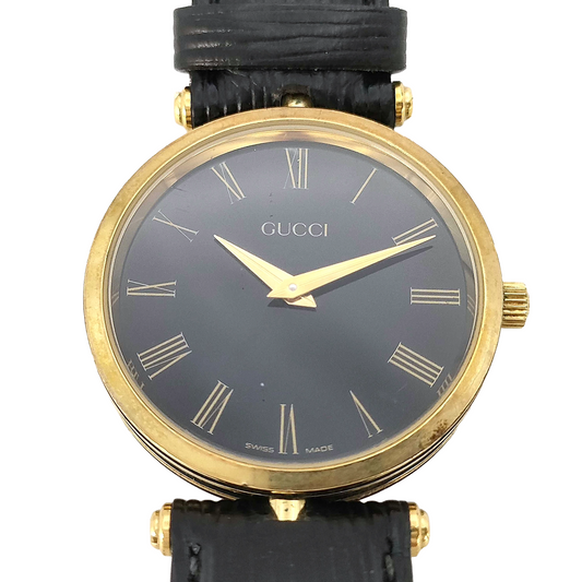 #1239 GUCCI Sherry Line Swiss Quartz-movement Round Stack Watch
