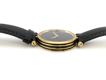 #1239 GUCCI Sherry Line Swiss Quartz-movement Round Stack Watch