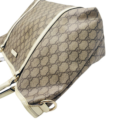 #1104 GUCCI GG Supreme Large Shoulder Tote