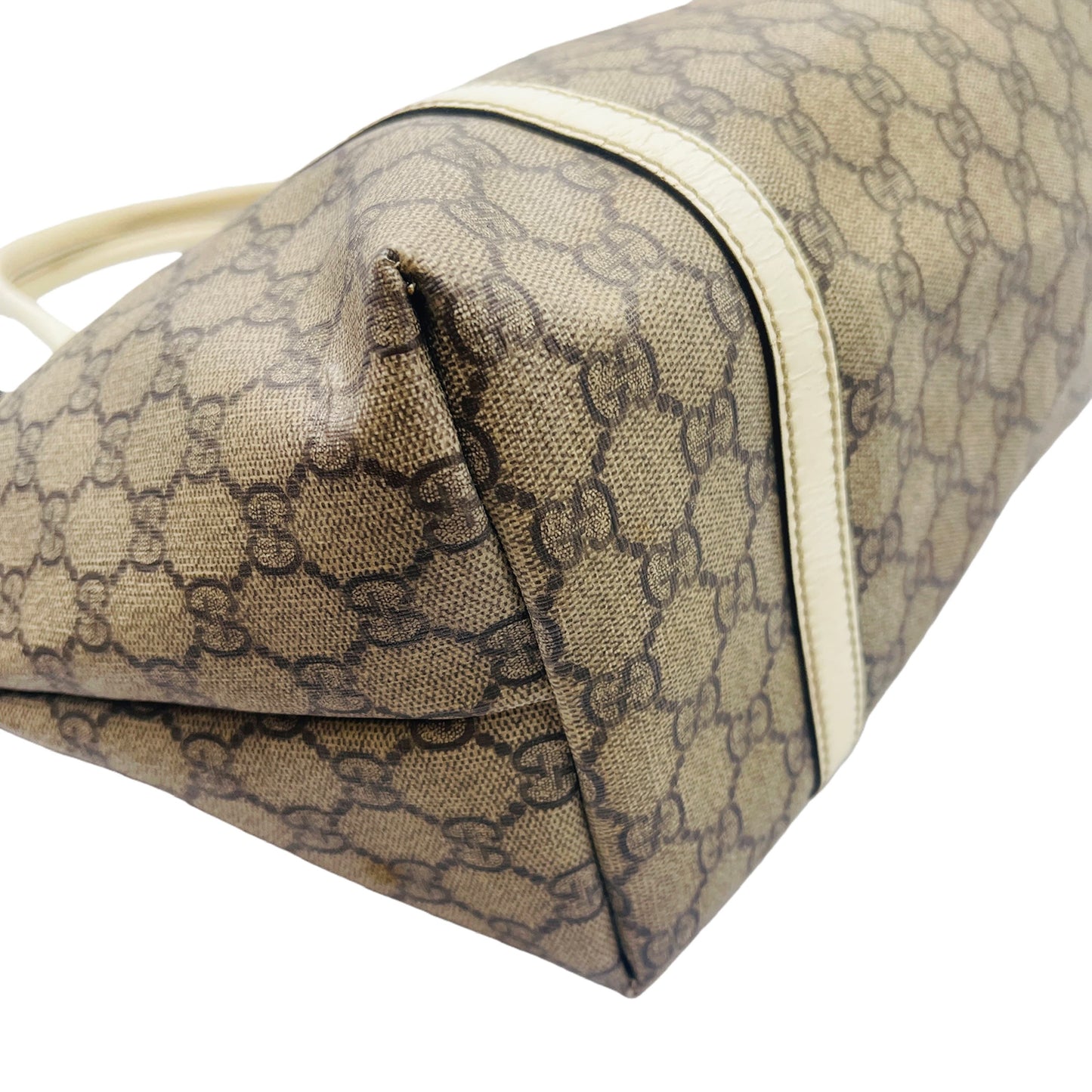 #1104 GUCCI GG Supreme Large Shoulder Tote