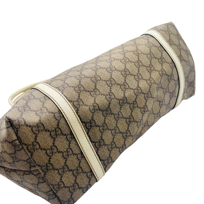 #1104 GUCCI GG Supreme Large Shoulder Tote