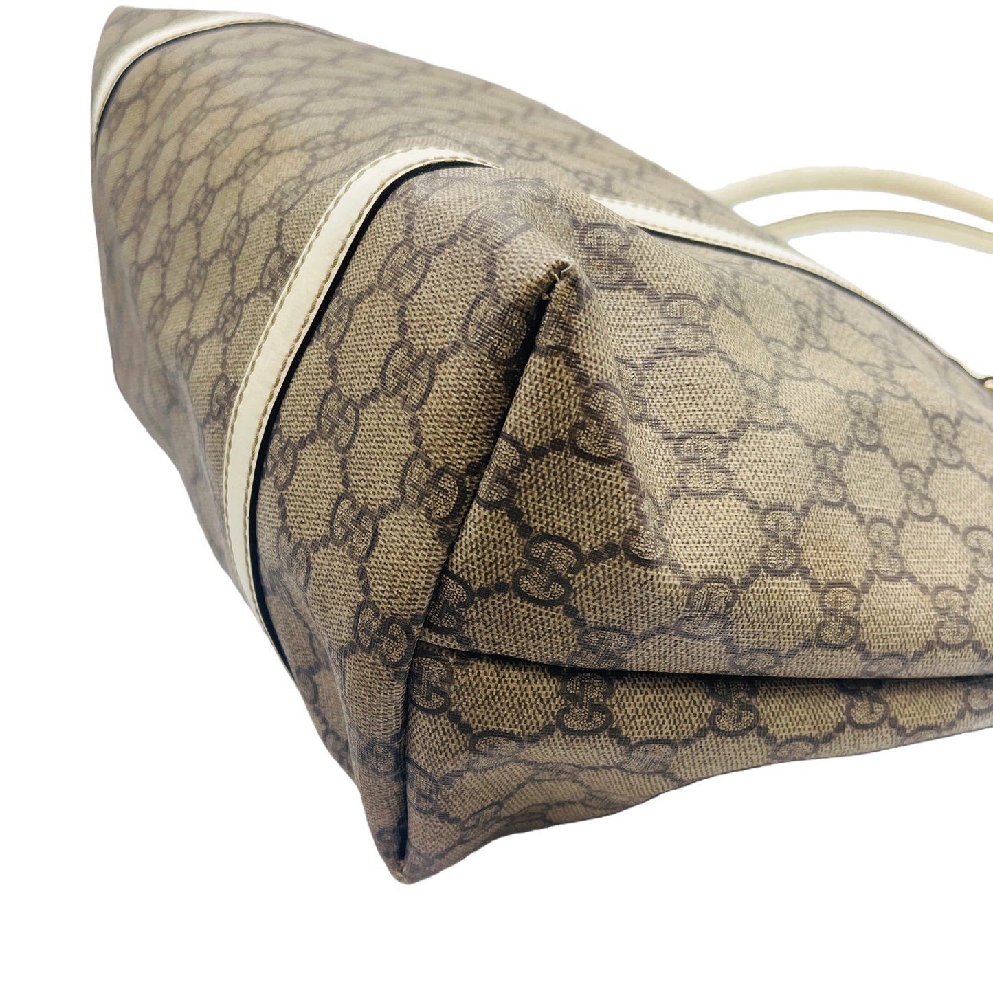 #1104 GUCCI GG Supreme Large Shoulder Tote