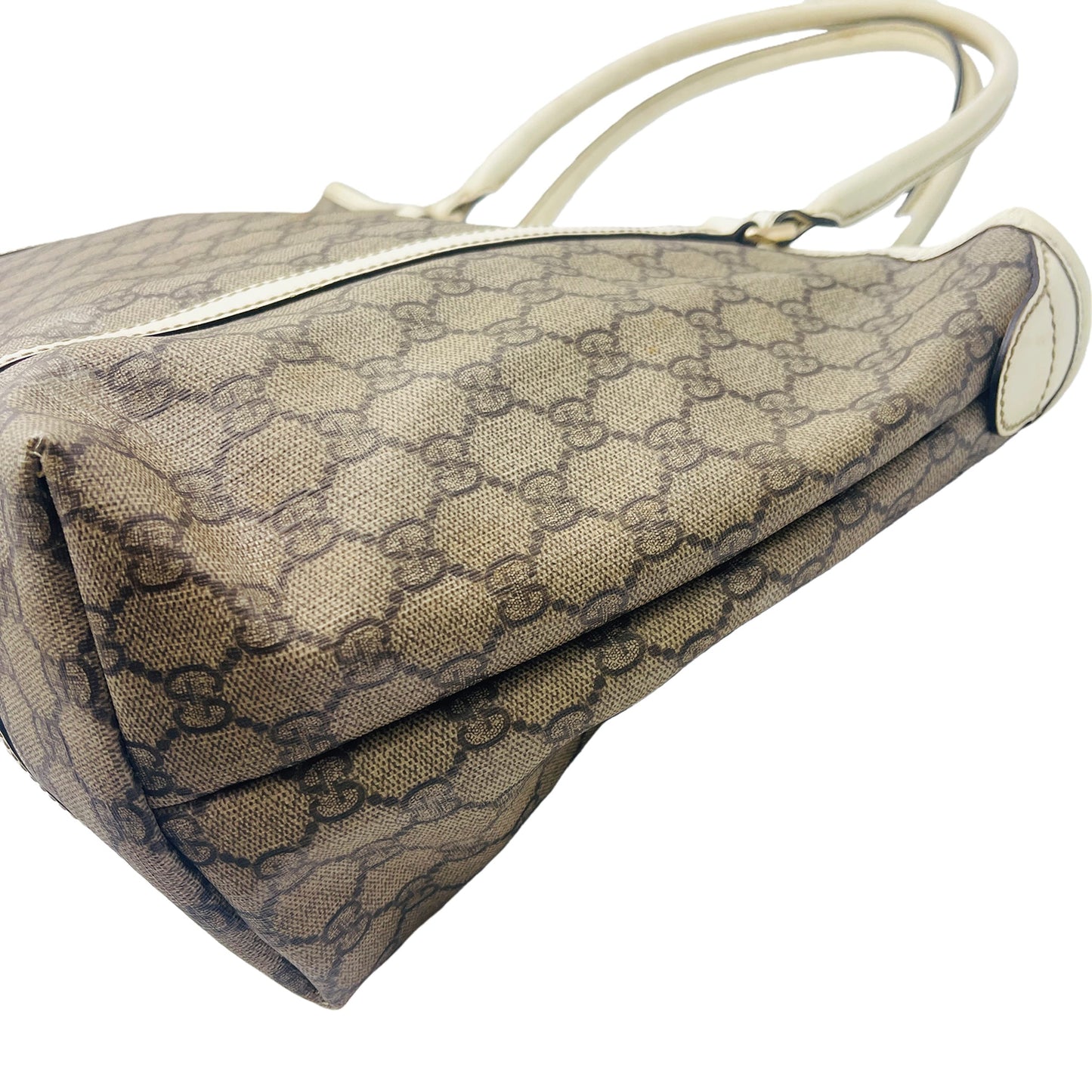 #1104 GUCCI GG Supreme Large Shoulder Tote