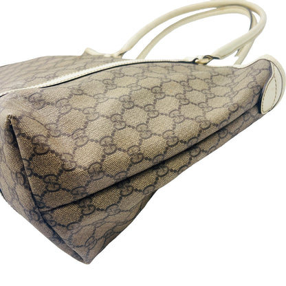 #1104 GUCCI GG Supreme Large Shoulder Tote