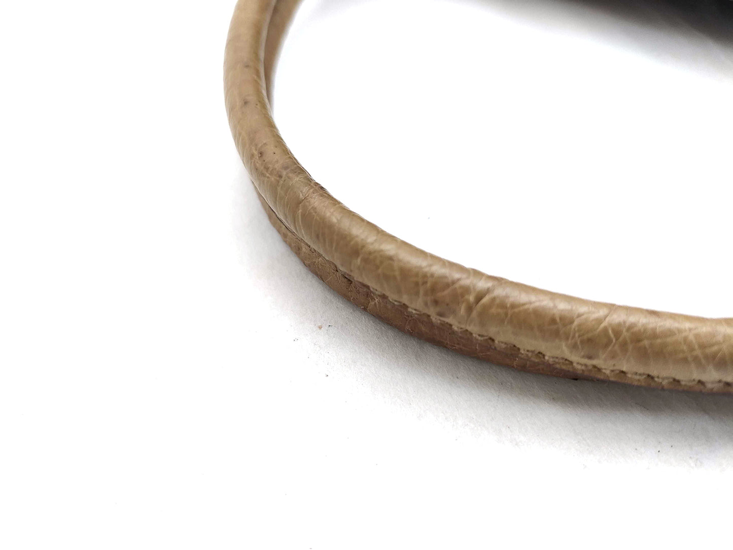 8853 PRADA Brown Canvas and Ostrich Handbag