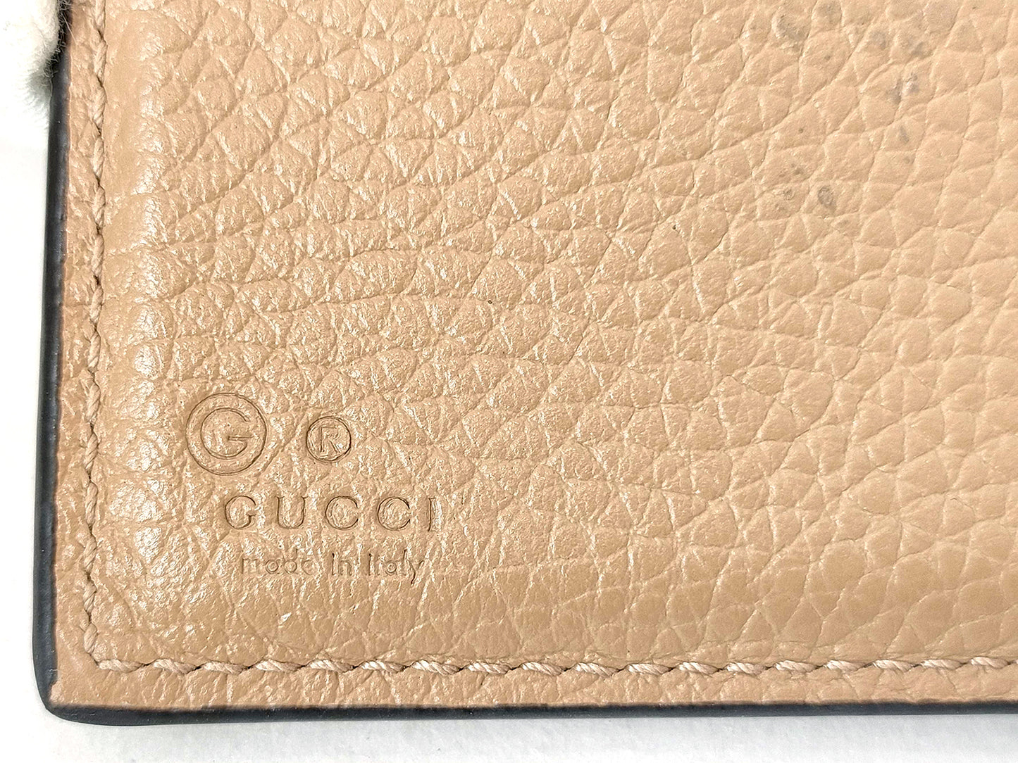 #1375 GUCCI GG Marmont Leather Bifold Wallet