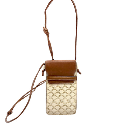#1119 CELINE Triomphe Phone & Card Crossbody
