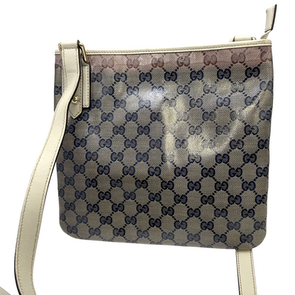 #1216 GUCCI GG Supreme Messenger Crossbody