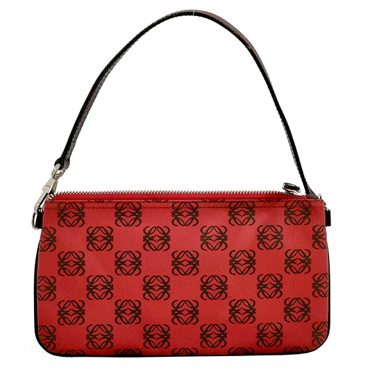 #1137 LOEWE Red Anagram Pouch