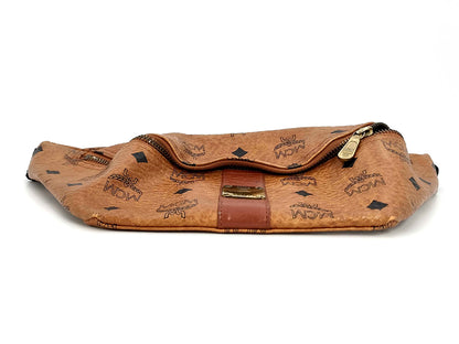 #1372 MCM Vintage Cognac Visetos Belt (Bum) Bag