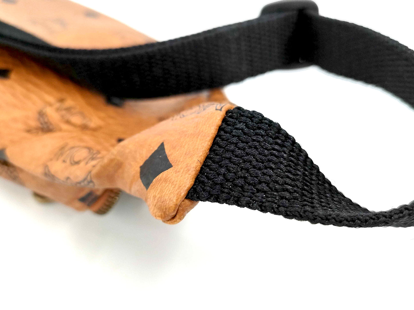 #1372 MCM Vintage Cognac Visetos Belt (Bum) Bag