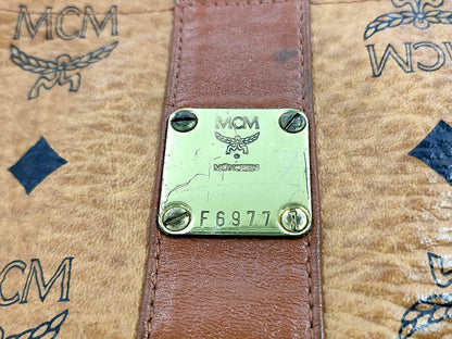 #1372 MCM Vintage Cognac Visetos Belt (Bum) Bag