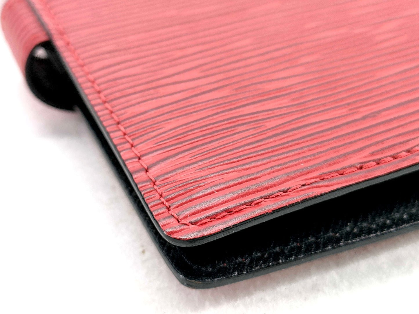 #1212 LOUIS VUITTON Red Epi Leather Agenda PM