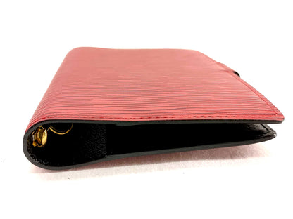 #1212 LOUIS VUITTON Red Epi Leather Agenda PM