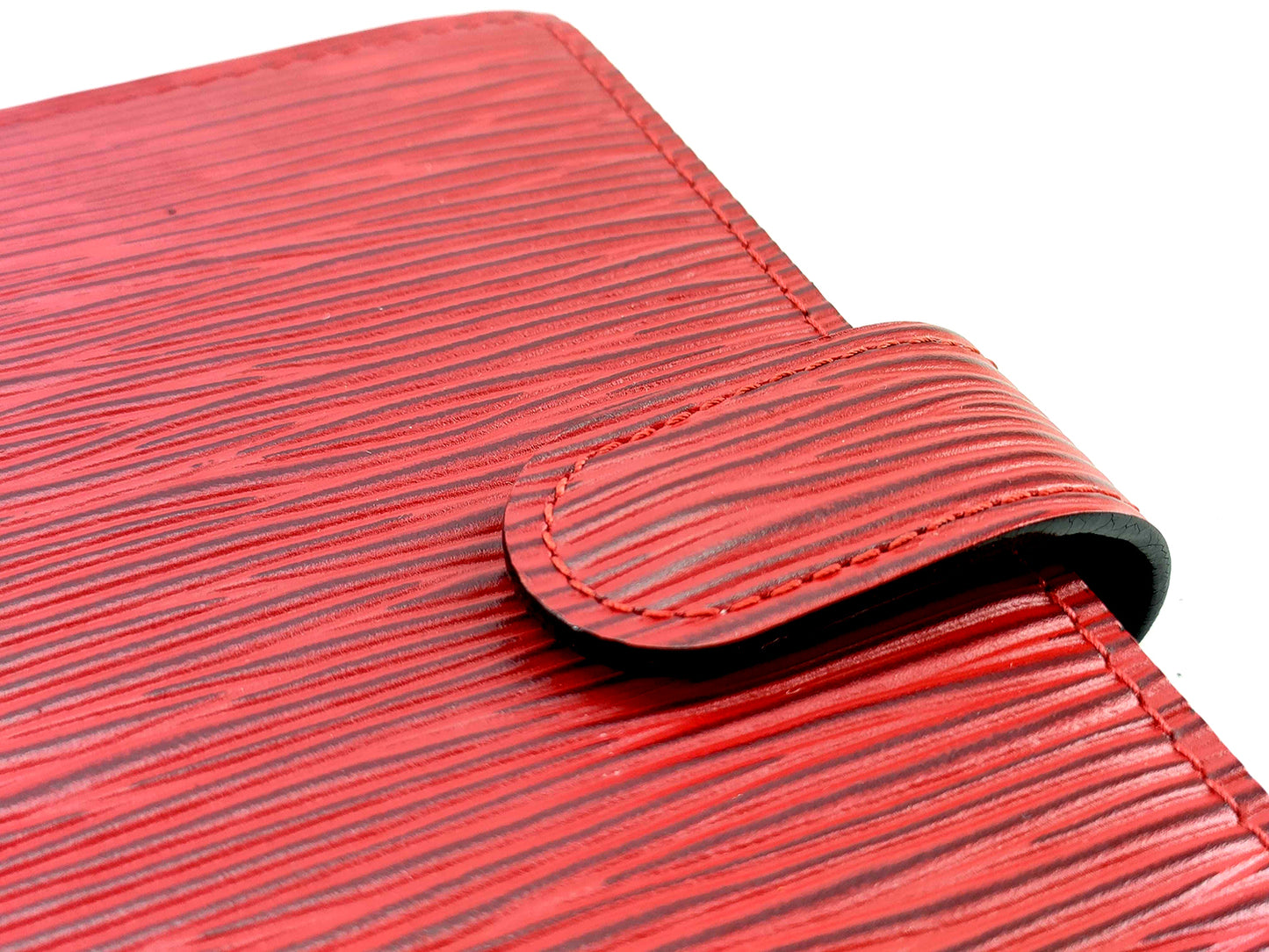 #1212 LOUIS VUITTON Red Epi Leather Agenda PM