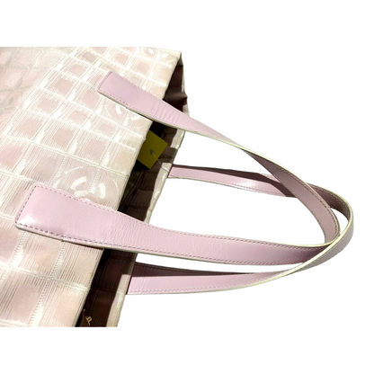 #1154 CHANEL Pink Ligne Tote
