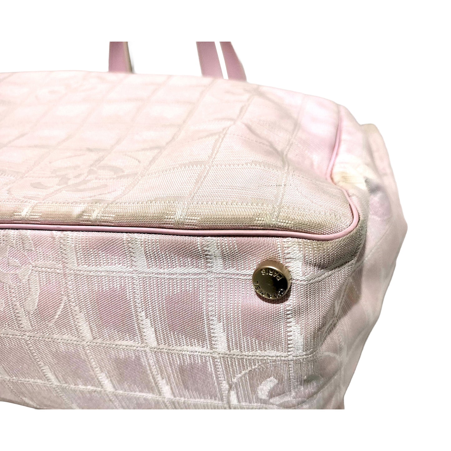 #1154 CHANEL Pink Ligne Tote