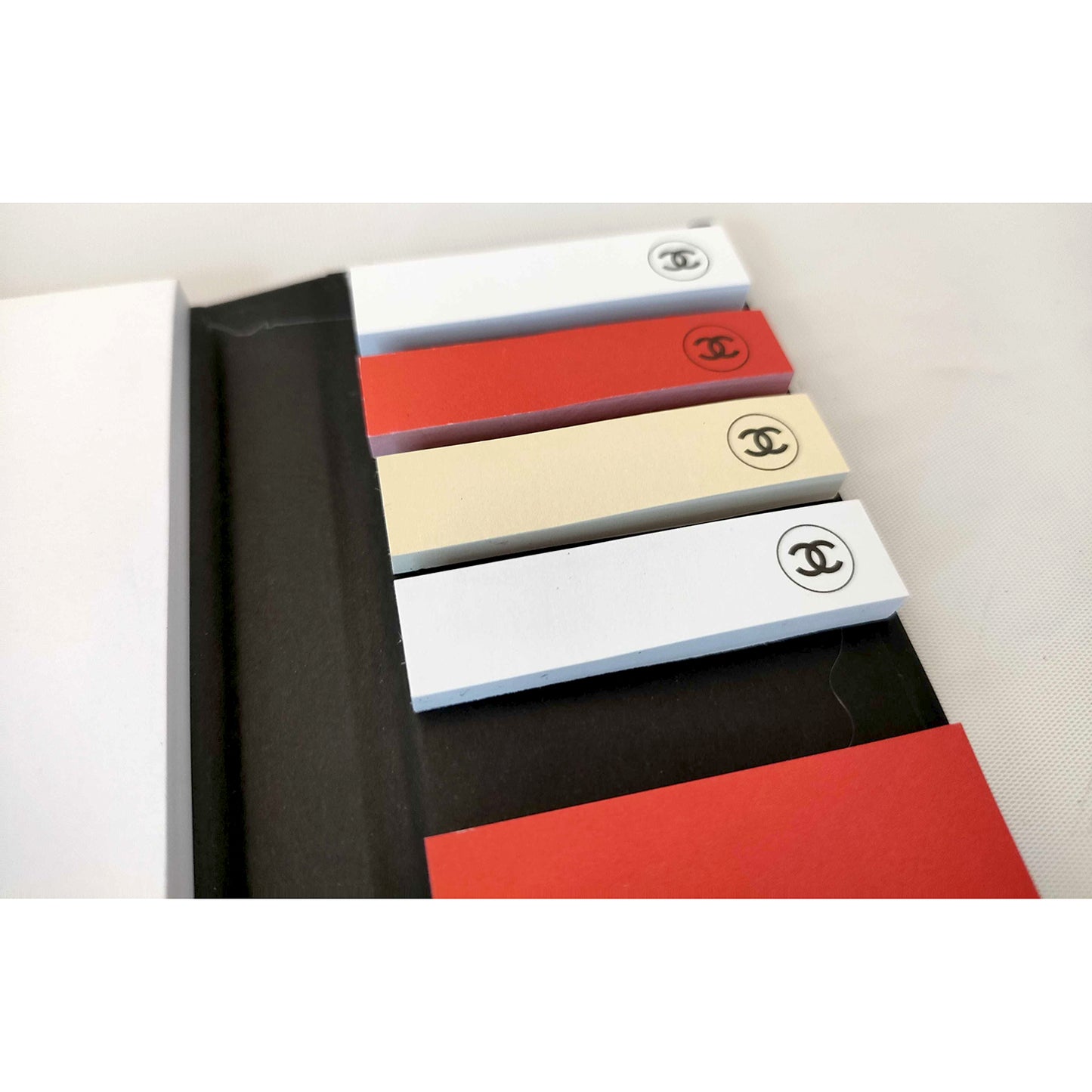 #1201 CHANEL 2024 VIP Gift LA Collection Sticky Notes, Memo Pad, Pencil in Case