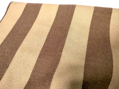 #1320 FENDI Zucca Pequin Stripe 100% Wool Scarf