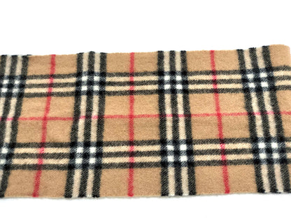 #1329 BURBERRY Vintage Archive Beige 100% Lambswool Scarf