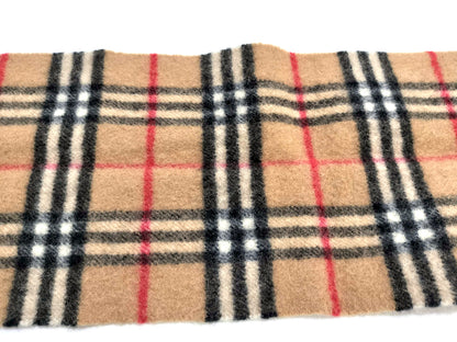 #1329 BURBERRY Vintage Archive Beige 100% Lambswool Scarf