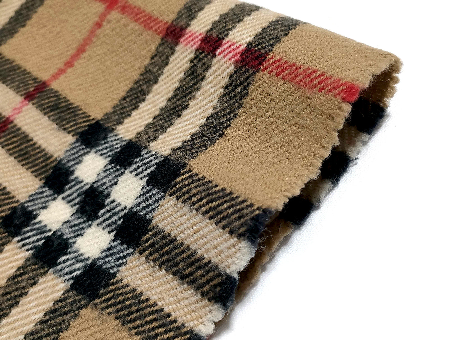 #1341 BURBERRY Vintage Archive Beige 100% Lambswool Scarf