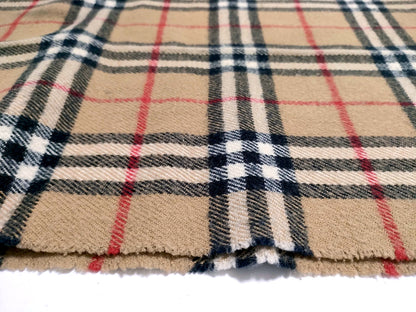 #1341 BURBERRY Vintage Archive Beige 100% Lambswool Scarf