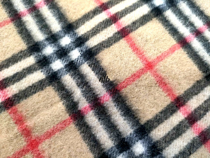 #1333 BURBERRY Vintage Archive Beige 100% Cashmere Scarf