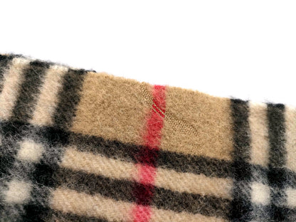 #1333 BURBERRY Vintage Archive Beige 100% Cashmere Scarf