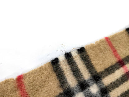 #1333 BURBERRY Vintage Archive Beige 100% Cashmere Scarf