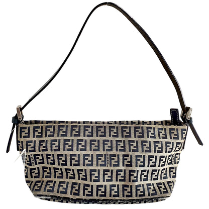 #1202 FENDI Zucchino Boat Pochette