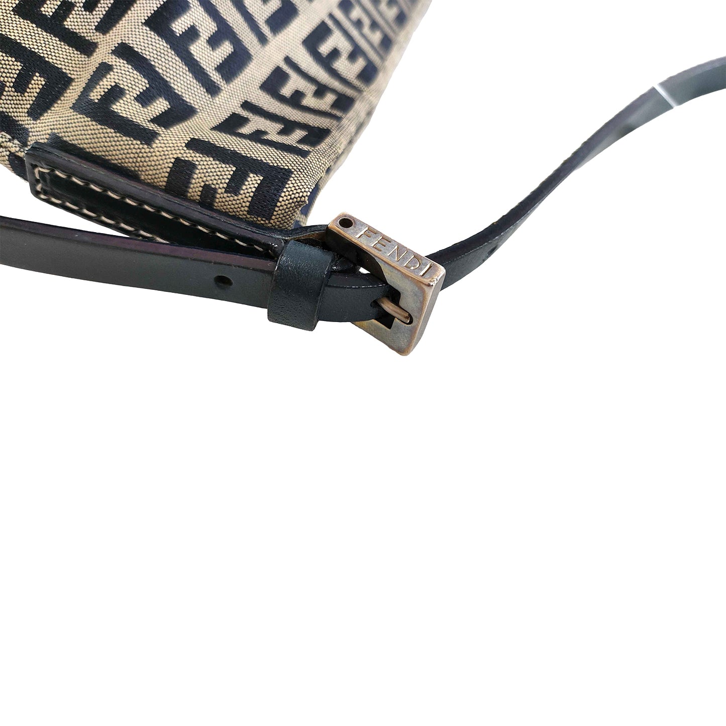 #1202 FENDI Zucchino Boat Pochette