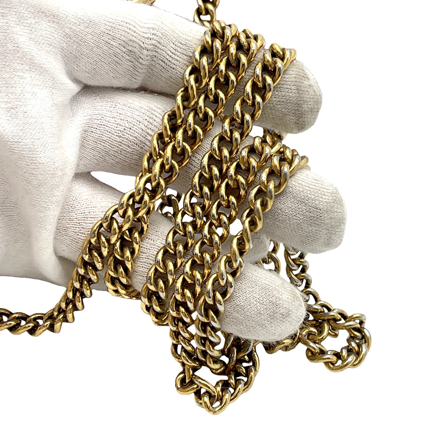 #1180 GUCCI Small GG Marmont Red Leather Matelassé Chevron Shoulder Bag