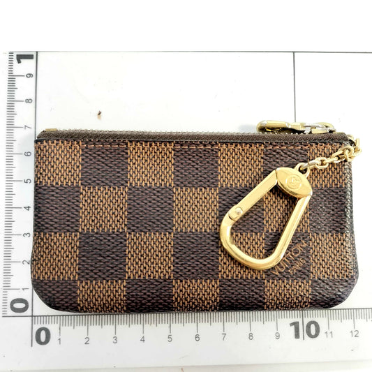 #1172 LOUIS VUITTON Damier Ebene Coin Case