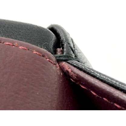 #1197 CHANEL Black Lambskin Matelasse 30cm Double Flap Shoulder Bag