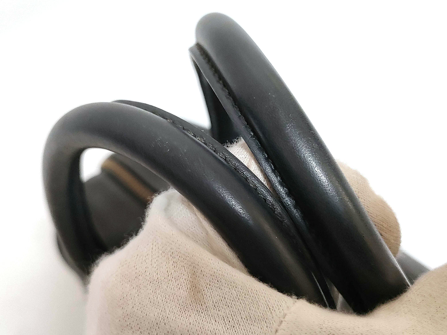 #1196 MCM Mini Boston Black Visetos