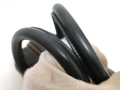 #1196 MCM Mini Boston Black Visetos