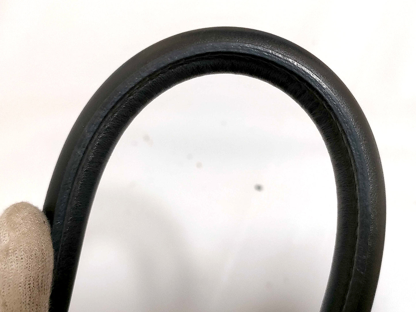 #1196 MCM Mini Boston Black Visetos