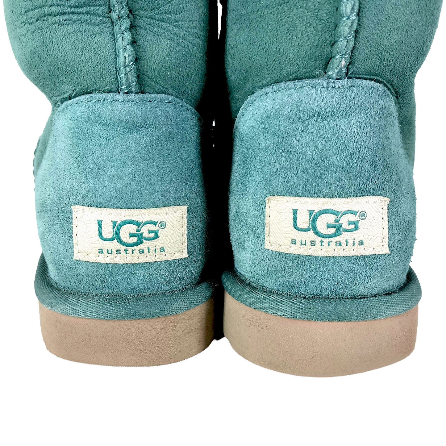 #1264 UGG Mouton Boots Green (US Size 7)