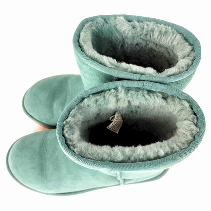 #1264 UGG Mouton Boots Green (US Size 7)