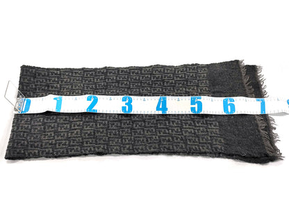 #1528 FENDI Zucca 100% Wool Scarf
